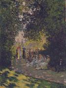 Claude Monet Parisians in Parc Monceau oil on canvas